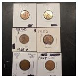 Lot Of Wheat Pennies