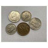 Lot Of Belgian Coins