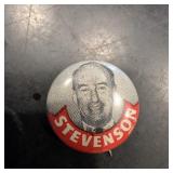 Adlai Stevenson 1952 Presidential Campaign Pin