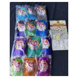 12  McDonald's TY Beanie Baby Animals