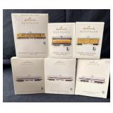 6-Hallmark Keepsakes Lionel Train Ornaments