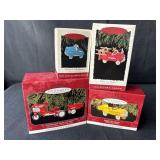 4-Hallmark Keepsake Kiddie Car Ornaments