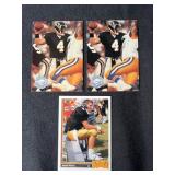 3-Brett Favre Football Cards
