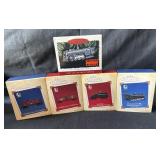 5-Hallmark Keepsake Lionel Train Ornaments