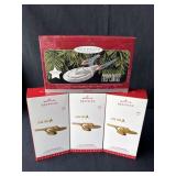 4-Hallmark Keepsake Ornament / Star Trek First
