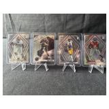 4-Panini Rookie NFL cards, Elljah Moore, Mac Jones
