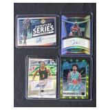 4-Panini Autographed NBA Cards, Cassius Stanley,