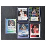 5-Autographed NBA Cards, Herbert Jones, Johnny