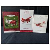 3 Hallmark Keepsake Airplanes