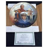 Limited edition John Wayne plate with authenticity