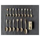 Antique Collectible State Spoons