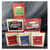 6-Hallmark Keepsake Lionel Train Ornaments
