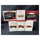6- Hallmark Keepsake Lionel Train Ornaments