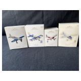 4 Hallmark Keepsake Airplane Ornaments