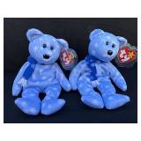 2/ 1999 TY Beanie baby/ Holiday Teddy