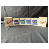 6-Hallmark Keepsake Plane Ornaments