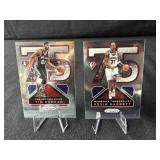 2-Panini NBA75 Years Anniversary cards/ Kevin