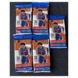 5 Packs 2021/22 Panini NBA Hoops 30 Per Pack
