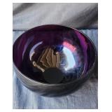 Colored Glass Bowl
