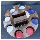 Poker Chip Carousel With Chips