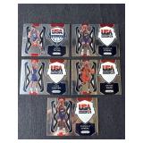 5-2021/22 Panini Prizm USA Basketball Cards,