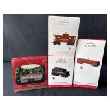 4-Hallmark Keepsake Lionel Ornaments