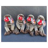 4-1999 TY Beanie Baby 'Cheeks'