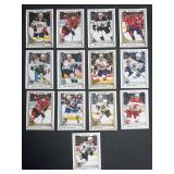 13-2023/24 Upper Deck Series 2 Glossy NHL Cards,