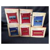6-Hallmark Keepsake Train Ornaments
