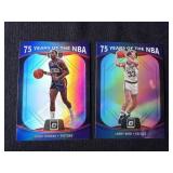 2-2021/22 Panini Optic 75 Years of the NBA Larry