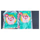 2- 1999 TY Toy Animals / 5 Only McDonald's Set