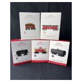5-Hallmark Keepsakes Lionel Ornaments