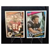 Topps Art Monk and Howie Long cards