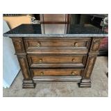 Bernhard Granite Top Nightstand