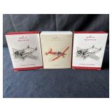 3- Hallmark Keepsake ornaments