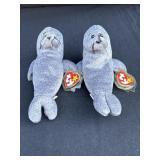 2/ 1999 TY Beanie baby/ Slippery