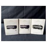 3-Hallmark Keepsake Lionel Train Ornaments