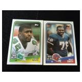 2-Topps All Pro Football cards