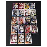 19-College Panini Score Football cards, Texas,