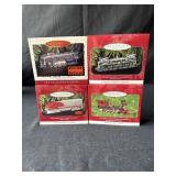 4-Hallmark Keepsake Lionel Train Ornaments