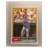 Mike Schmidt 1981 Topps Record Breaker