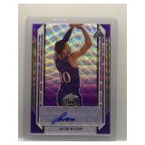 Jalen Wilson 2022 Leaf Metal Auto Purple Wave /25