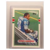 Barry Sanders 1989 Topps Traded Rookie