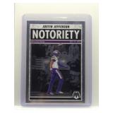 Justin Jefferson 2025 Mosaic Notoriety