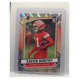 Xavier Worthy 2024 Donruss The Rookies