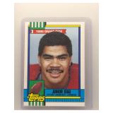 Junior Seau 1990 Topps Draft Pick
