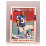 Thurman Thomas 1989 Topps Super Rookie