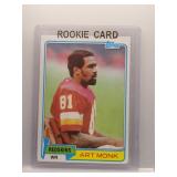 Art Monk 1981 Topps Rookie