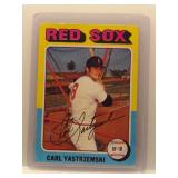 Carl Yastrzemski 1975 Topps