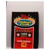 1992 Stadium Club Series 2 Baseball Sealed Pack